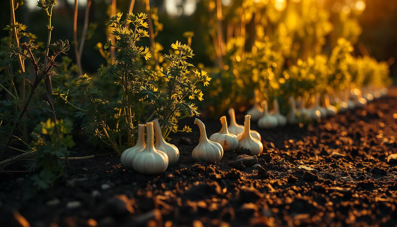 Premium organic garlic - farm-fresh and rich in flavor, ideal for enhancing your dishes